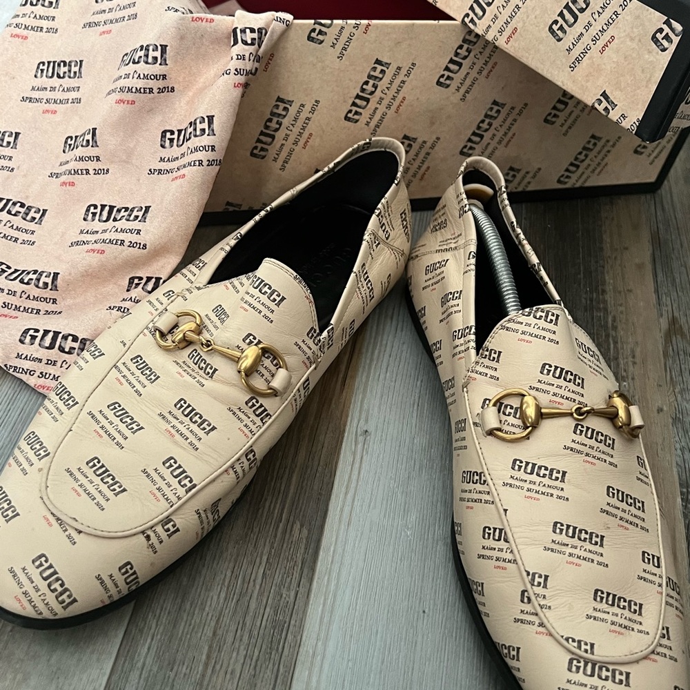 Gucci designer vintage men’s shoes. Autentic. From Dubai